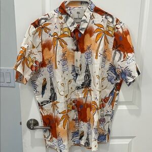 Linen Men's Shirt-XXL